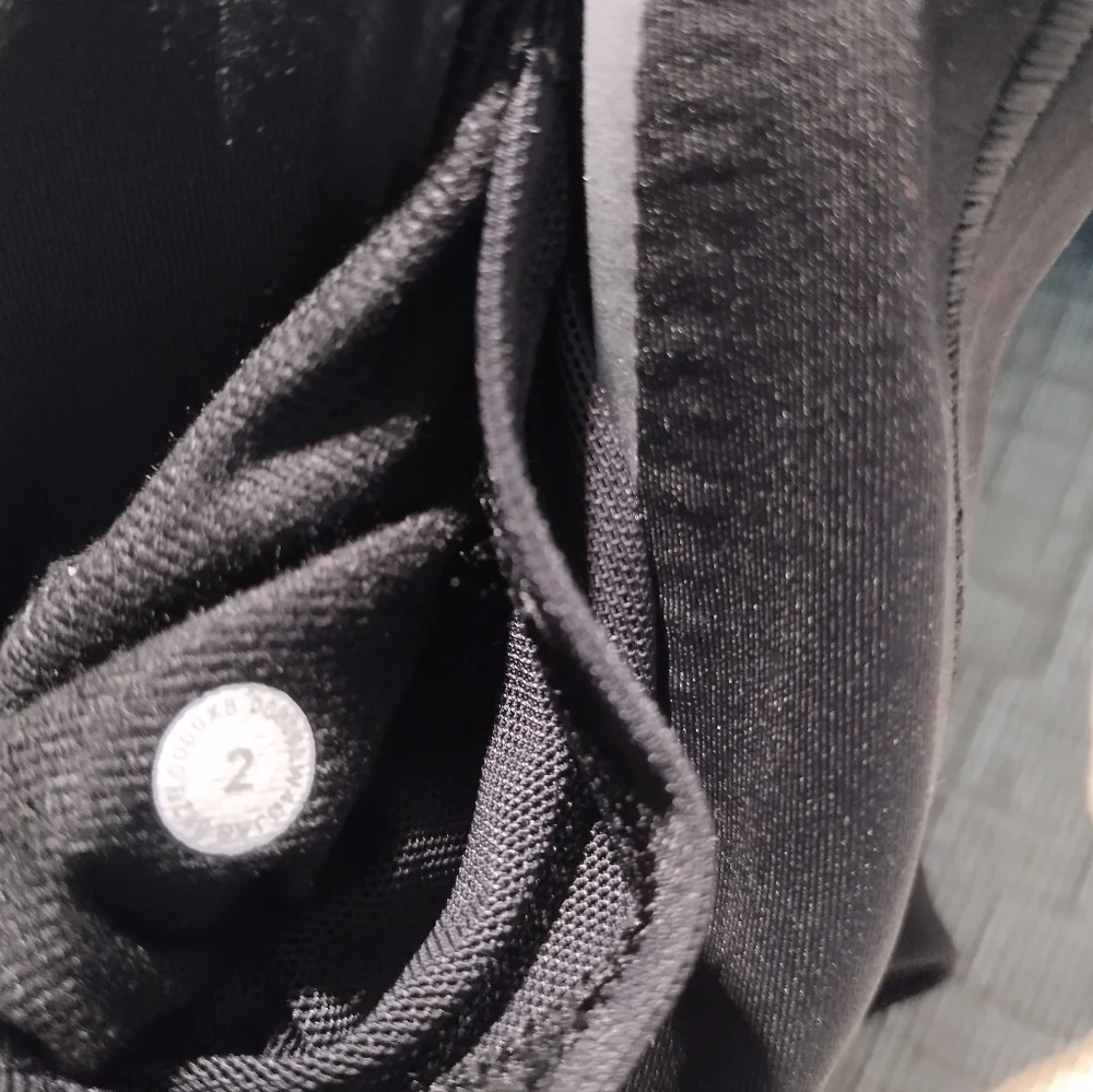 LULULEMON 2 Cross Chill Jacket Black Hooded Warm Waterproof Thumbholes W4BJAS